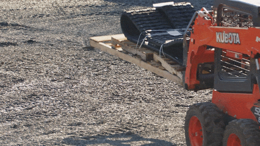 How to Put a Track Back on a Mini Excavator