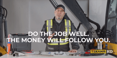 HD mechanic is answering the question about job security